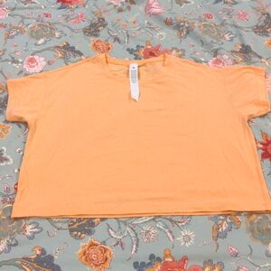 Lululemon Peach Bellini Cates Tee size 4